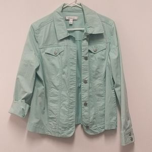 Seafoam Mint Green Women's Casual Jacket L